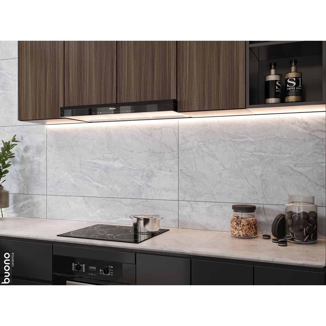 Керамогранит Buono Ceramica (Боно Керамика) Pietra Grey Carving 60х120 см, S4434C