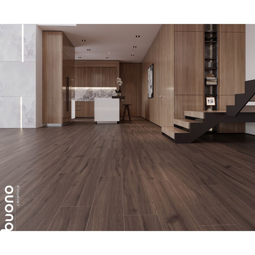 Керамогранит Buono Ceramica (Боно Керамика) Forest Umber Matt 20х120 см, F4508M