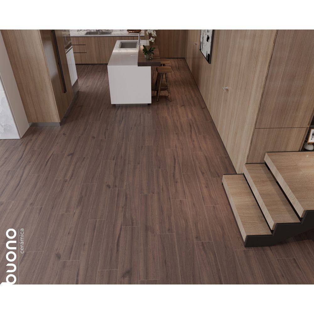 Керамогранит Buono Ceramica (Боно Керамика) Forest Umber Matt 20х120 см, F4508M