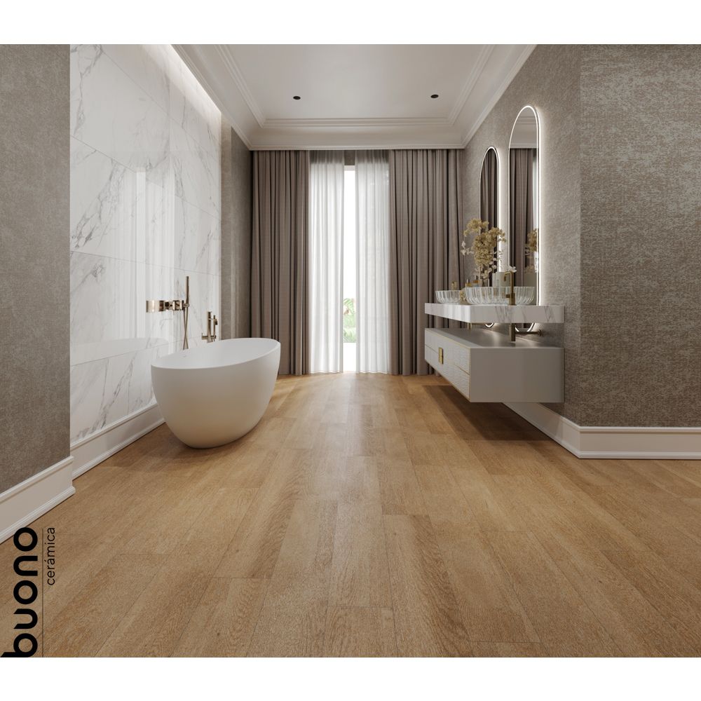 Керамогранит Buono Ceramica (Боно Керамика) Forest Сhestnut Matt 20х120 см, F4506M