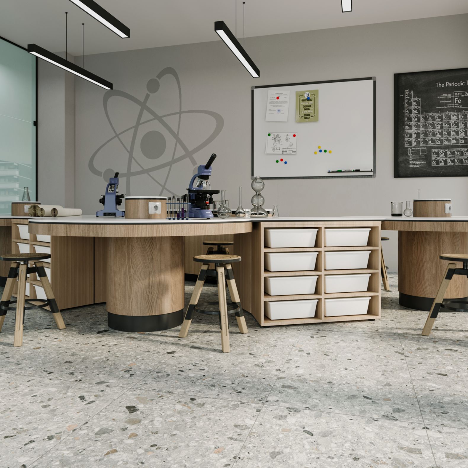 Керамогранит Buono Ceramica (Боно Керамика) Sonata Terra Gris Carving 60х120 см, SVL4445C