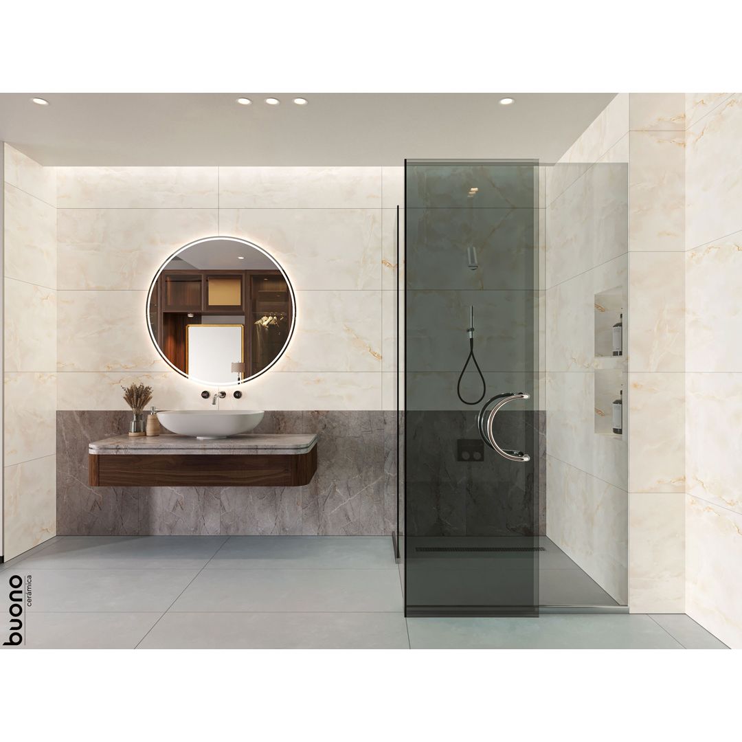 Керамогранит Buono Ceramica (Боно Керамика) Onice Perla Glossy 60х120 см, глянцевый, O4450P