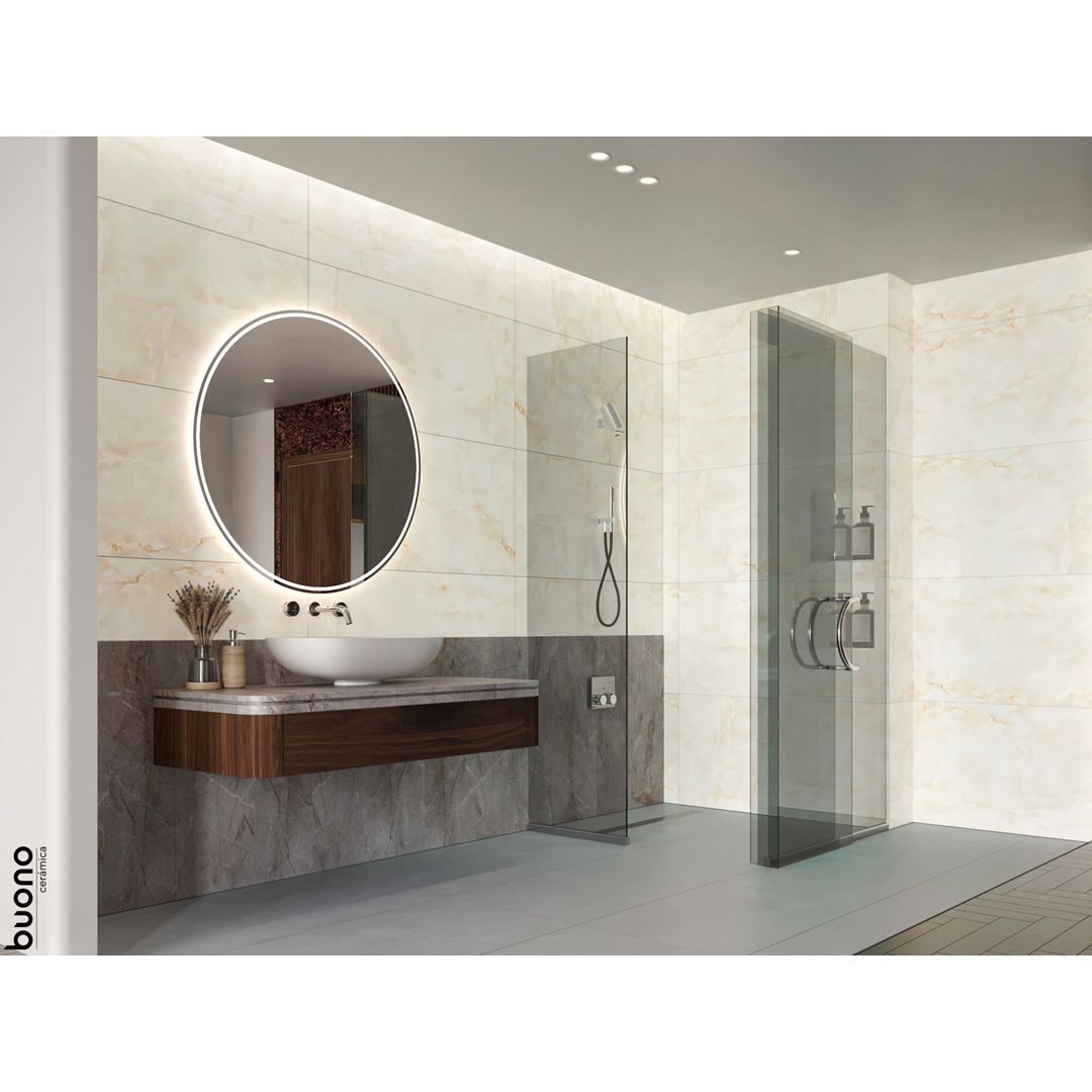 Керамогранит Buono Ceramica (Боно Керамика) Onice Perla Glossy 60х120 см, глянцевый, O4450P