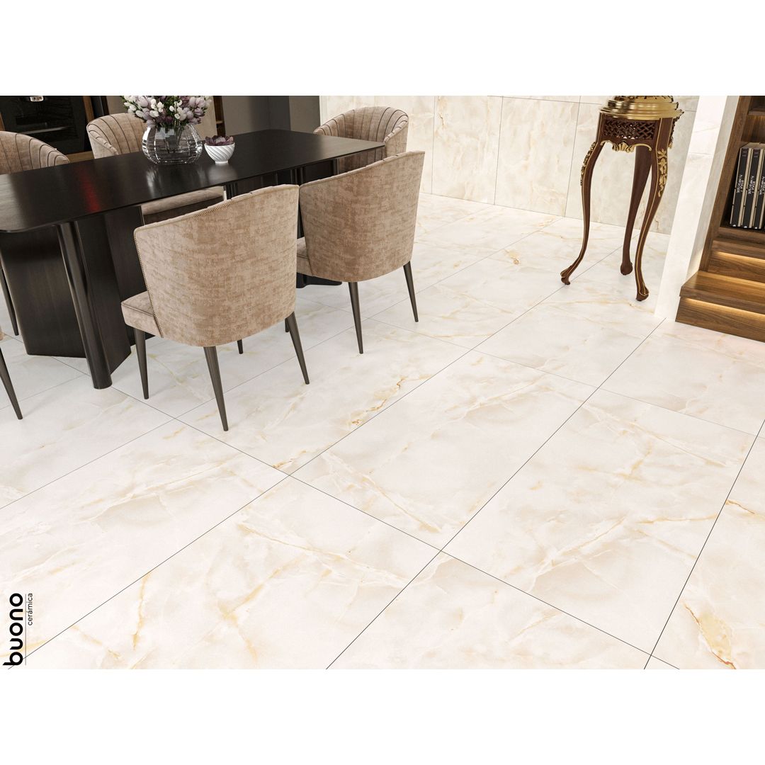 Керамогранит Buono Ceramica (Боно Керамика) Onice Crema Carving 60х120 см, O4453C