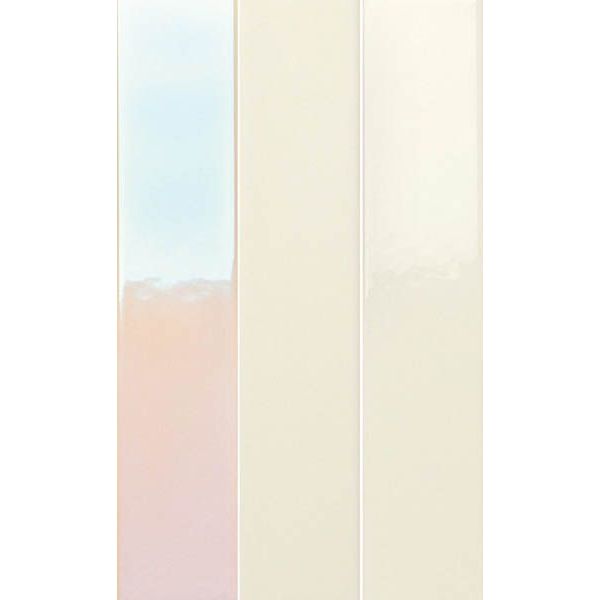 Плитка настенная 41zero42 (41зиро42) Spectre Cream Hologram Mix (24% Hologram, 38% Cream Matte, 38% Cream Glossy) 5x25 см, глянцевая