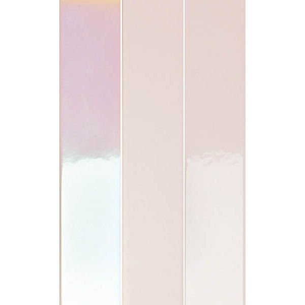Плитка настенная 41zero42 (41зиро42) Spectre Rose Hologram Mix (24% Hologram, 38% Rose Matte, 38% Rose Glossy) 5x25 см, глянцевая