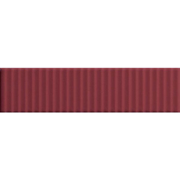 Плитка настенная 41zero42 (41зиро42) Biscuit Strip Bordeaux 5x20 см
