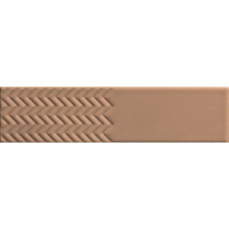 Плитка настенная 41zero42 Biscuit Waves Terra 5x20 см