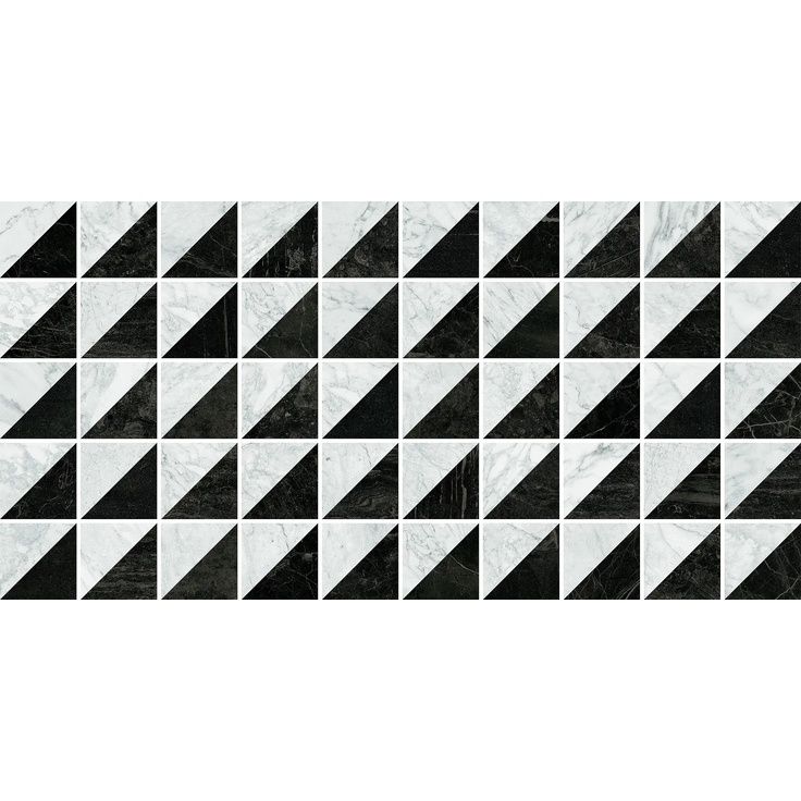 Керамогранит 41zero42 Dandy Flag Black-White 18.6x18.6 см