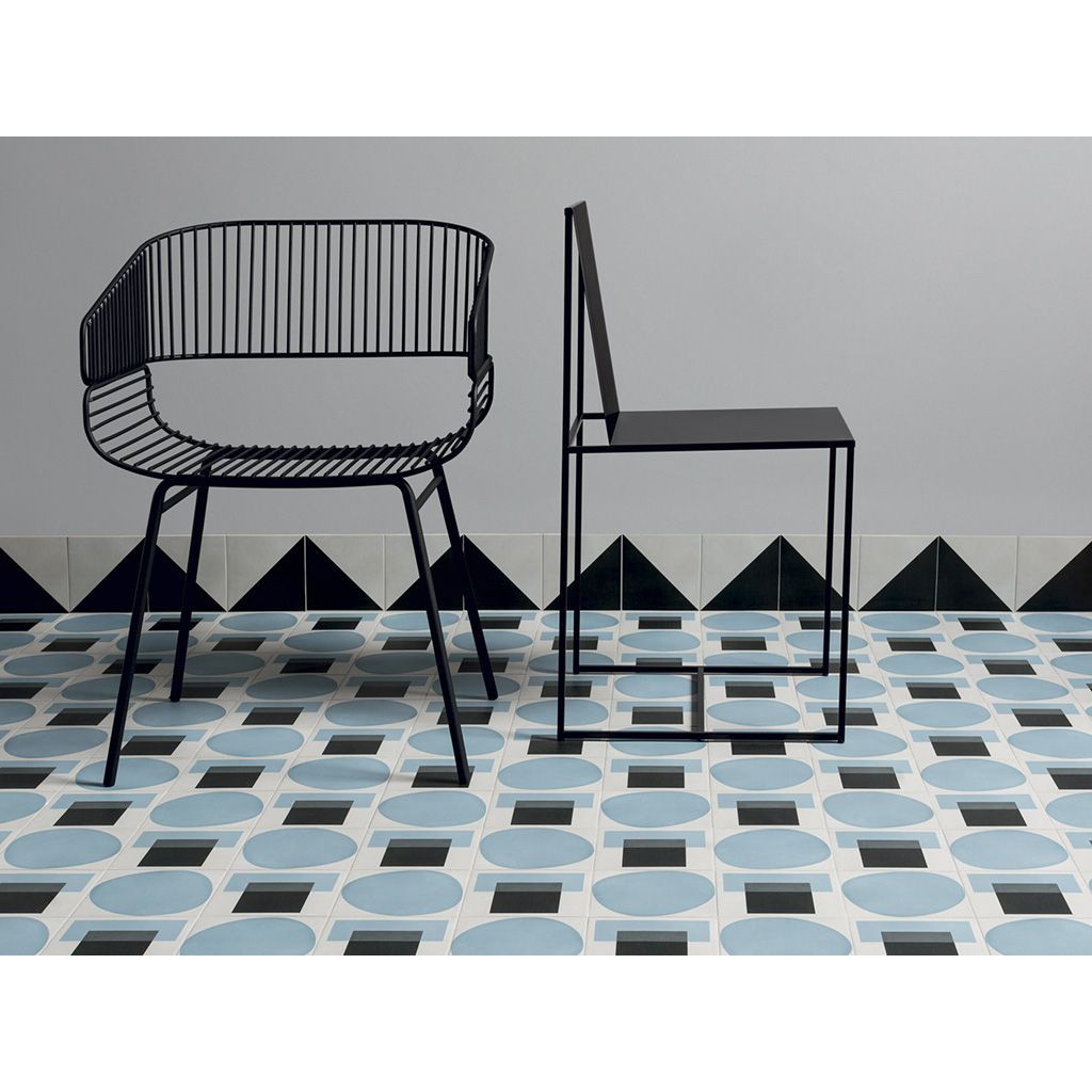 Керамогранит 41zero42 Futura Half Black 15x15 см