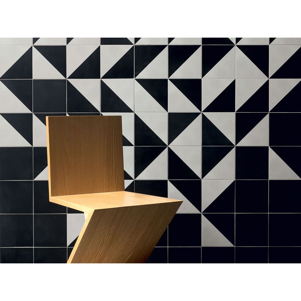 Керамогранит 41zero42 Futura Half Black 15x15 см