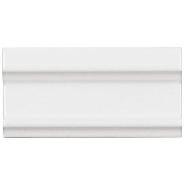 Бордюр Adex (Адекс) Neri Cornisa Clasica Blanco (Бланко) Z 7.5x15 см