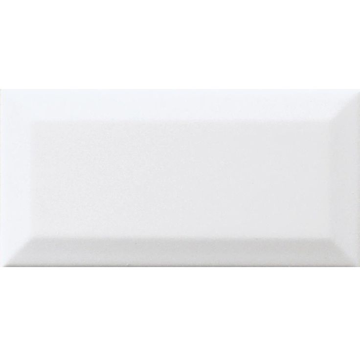 Настенная плитка Adex (Адекс) Neri Biselado Pb Blanco Z 7,5x15 см