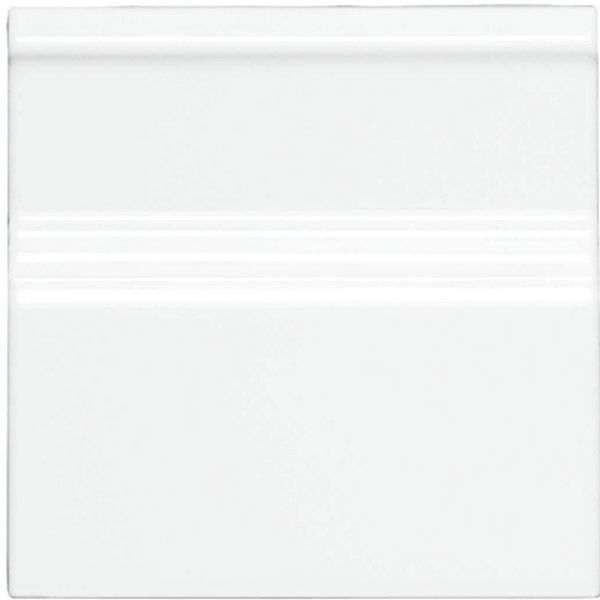 Плинтус Adex (Адекс) Neri Rodapie Clasico Blanco (Бланко) Z 15х15 см