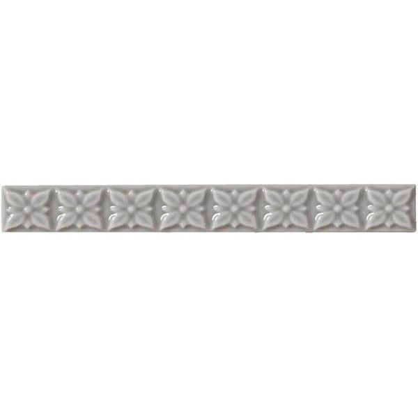 Бордюр Adex (Адекс) Studio Relieve Ponciana Graystone 2.5x19.8 см