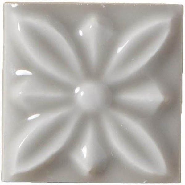 Вставка Adex (Адекс) Studio Taco Relieve Flor 1 Graystone 3x3 см