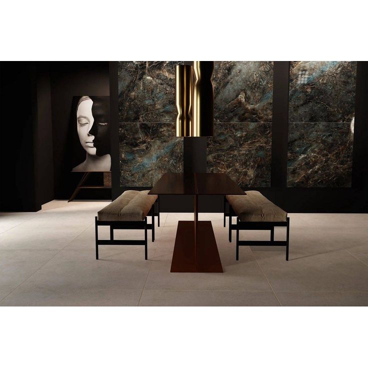 Керамогранит Marjan Tile (Марьян Тайл) Stone Prada Black 60X120 см