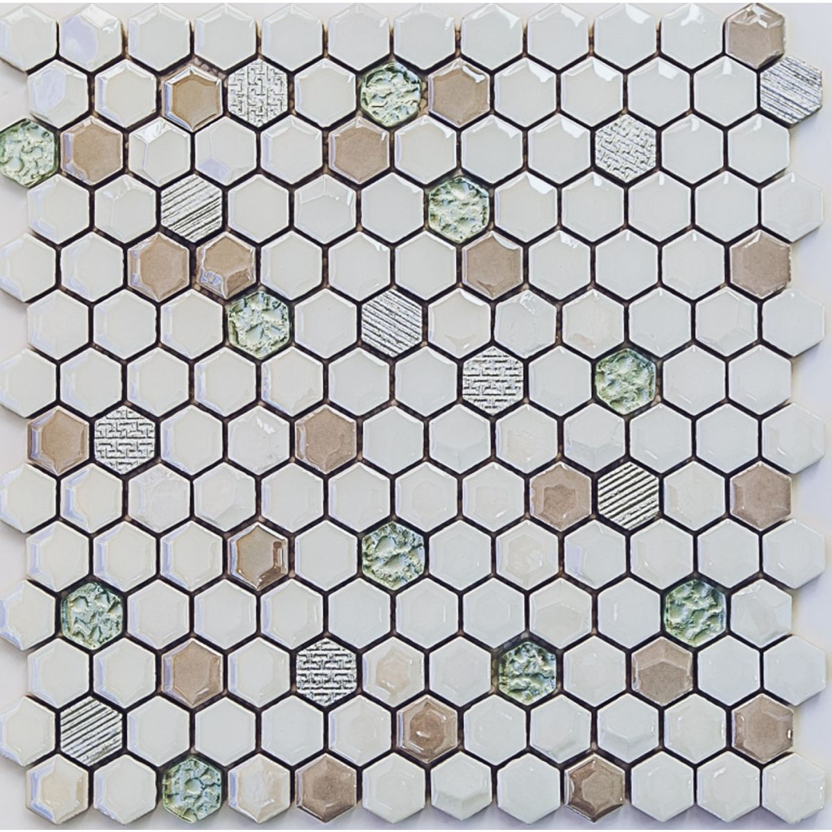 Мозаика Bonaparte (Бонапарт) Deluxe Глянцевая 30.5x30.2 см