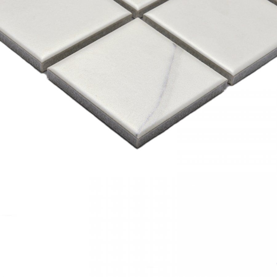 Мозаика Bonaparte (Бонапарт) Calacatta-48 Матовая 30.6x30.6 см (чип 4,8x4,8 см)
