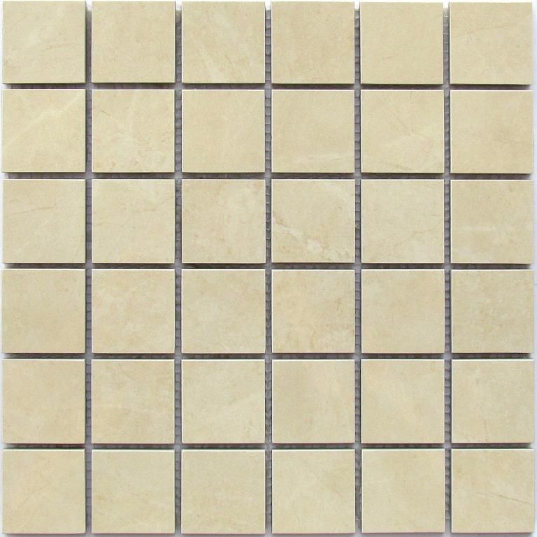 Мозаика Bonaparte (Бонапарт) Levin Marfil Глянцевая 30x30 см (чип 4,8x4,8 см)