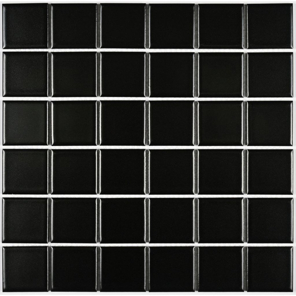 Мозаика Bonaparte (Бонапарт) Manila Black Матовая 30.6x30.6 см (чип 4,8x4,8 см)