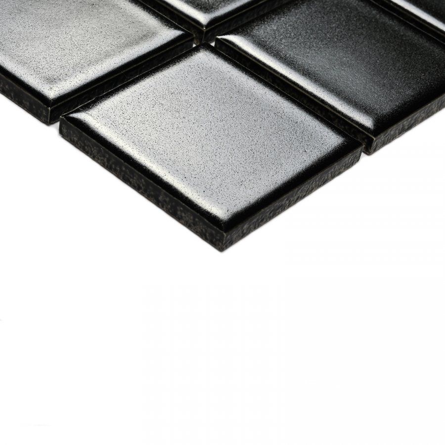 Мозаика Bonaparte (Бонапарт) Manila Black Матовая 30.6x30.6 см (чип 4,8x4,8 см)