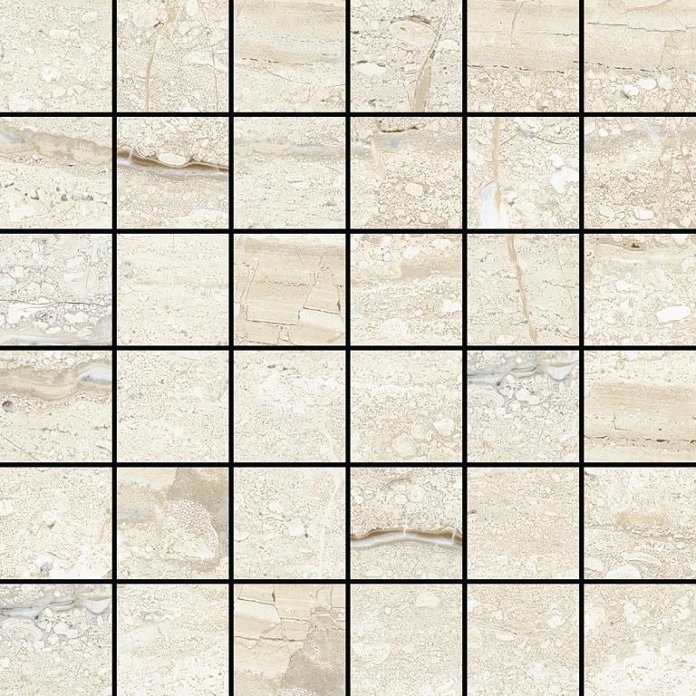 Мозаика Bonaparte (Бонапарт) Mosaic Beira Marfil Матовая 28.9x29.8 см (чип 4,8x4,8 см)