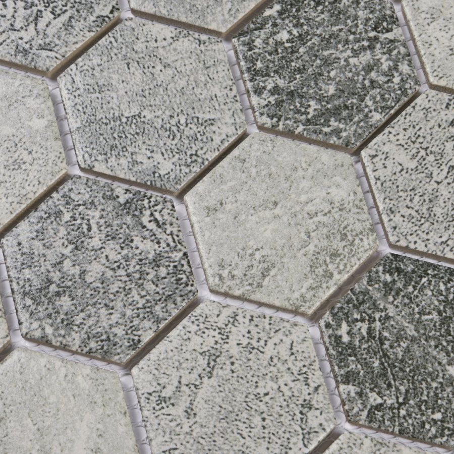 Мозаика Bonaparte (Бонапарт) Olmeto Grey Матовая 28.2x27.1 см (чип 5,1x5,9 см)