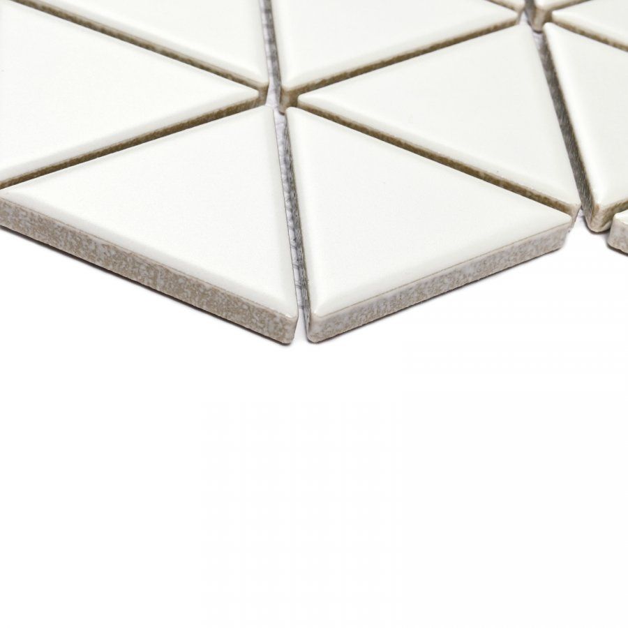 Мозаика Bonaparte (Бонапарт) Reno White matt Матовая 25.2x29.1 см (чип 3,9x4,5 см)