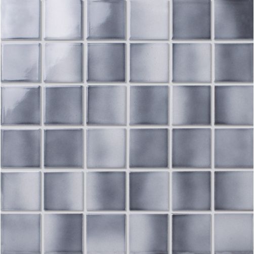 Мозаика Bonaparte (Бонапарт) Retro grey Глянцевая 30.6x30.6 см (чип 4,8x4,8 см)