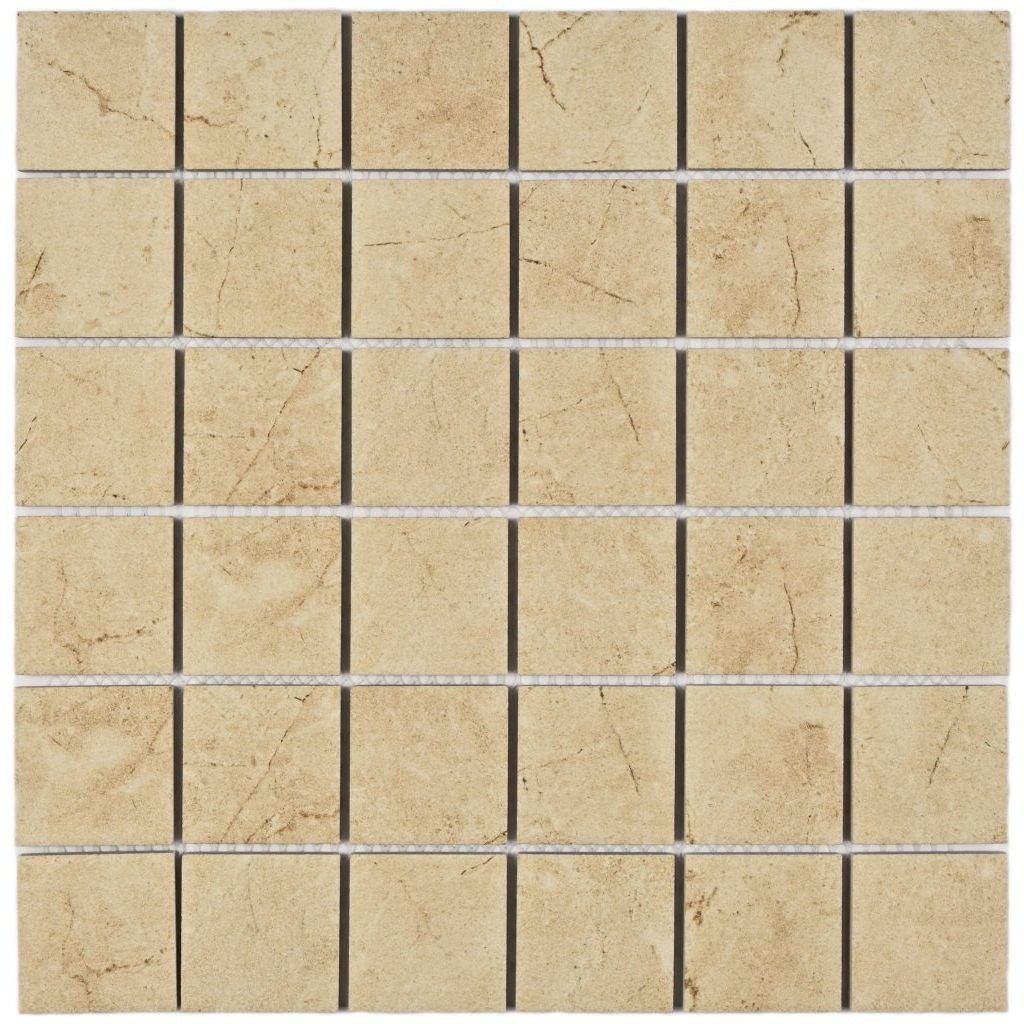 Мозаика Bonaparte (Бонапарт) Status Beige Матовая 30.3x30.3 см (чип 4,8x4,8 см)