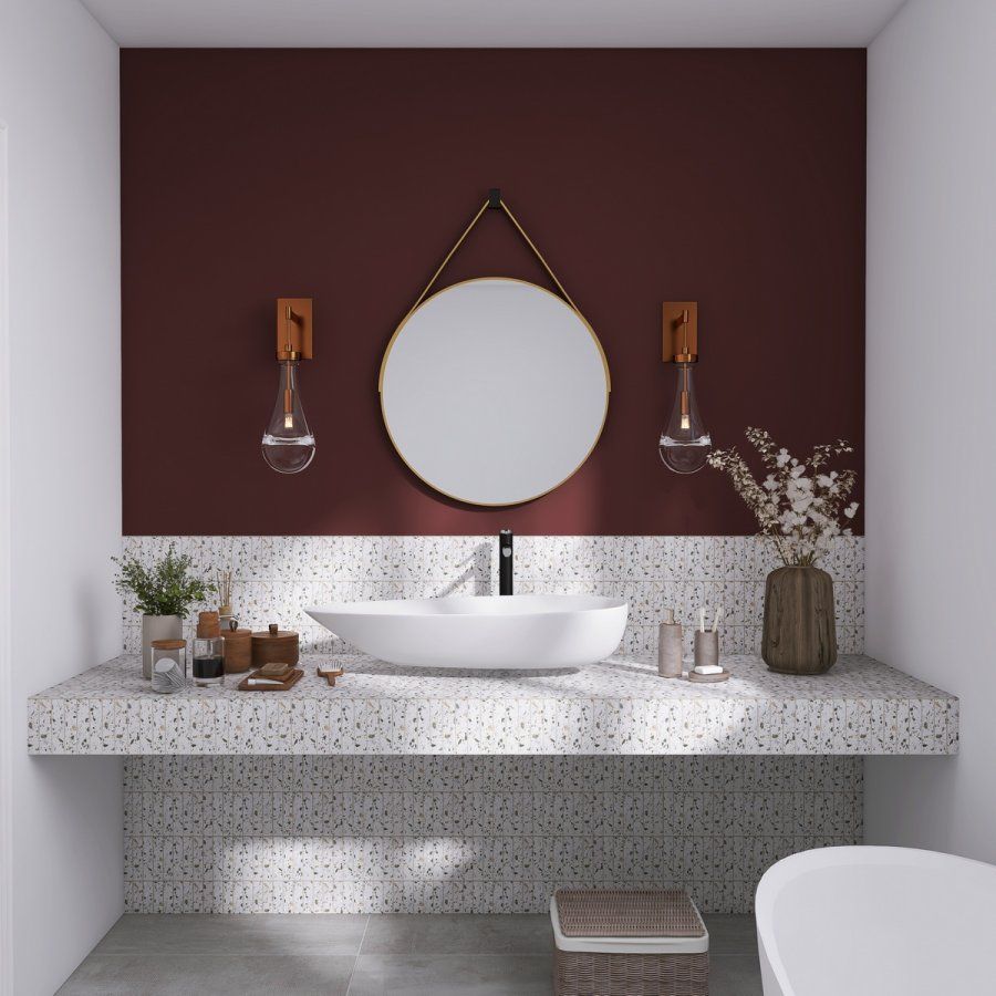 Мозаика Bonaparte (Бонапарт) Terrazzo Color Матовая 29.5x28 см (чип 3,25x14,5 см)