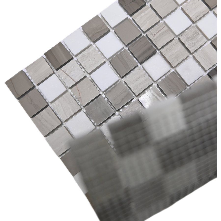 Мозаика Bonaparte (Бонапарт) Alamosa-20 Полированная 30.5x30.5 см (чип 2x2 см)