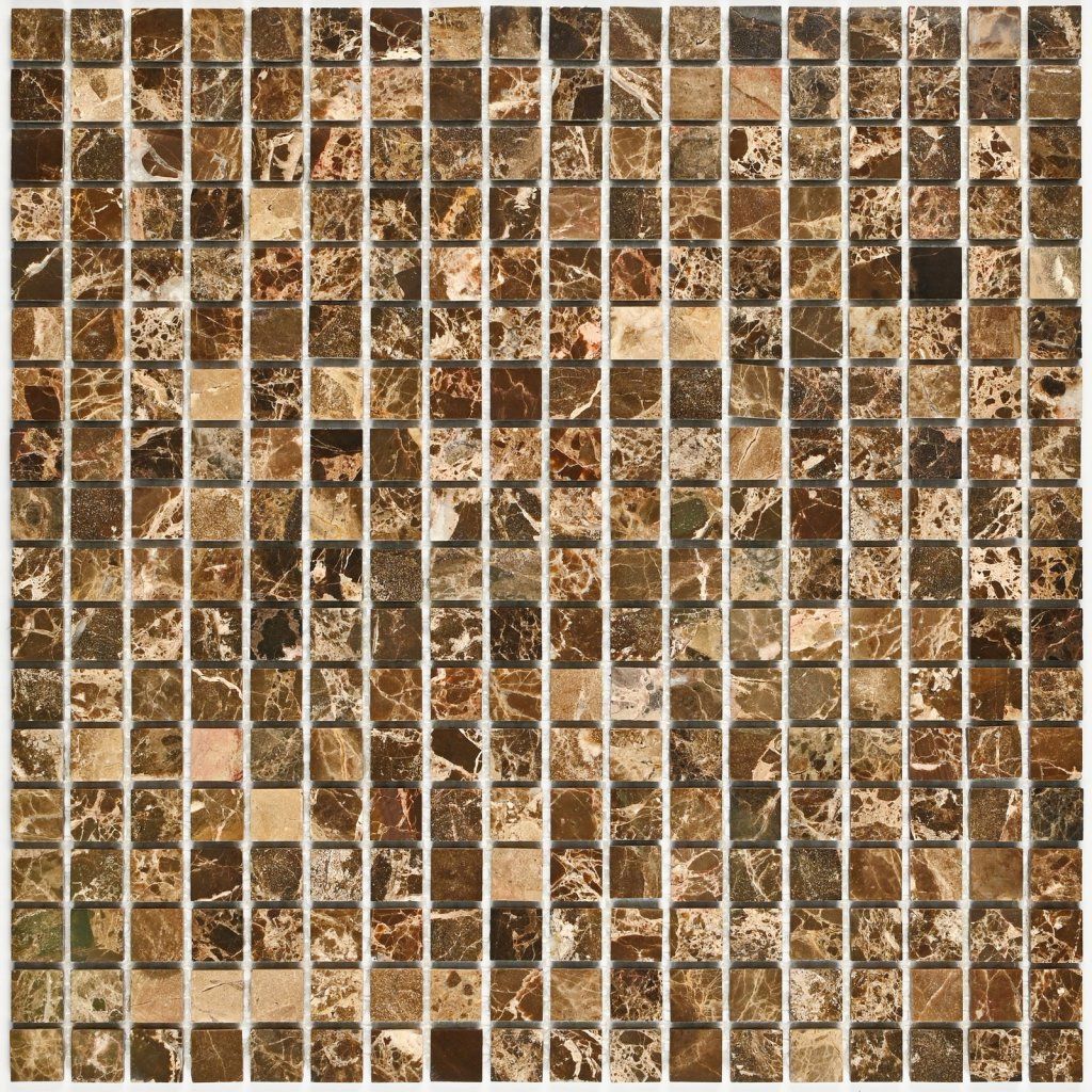 Мозаика Bonaparte (Бонапарт) Ferato Полированная 30.5x30.5 см (чип 1,5x1,5 см)
