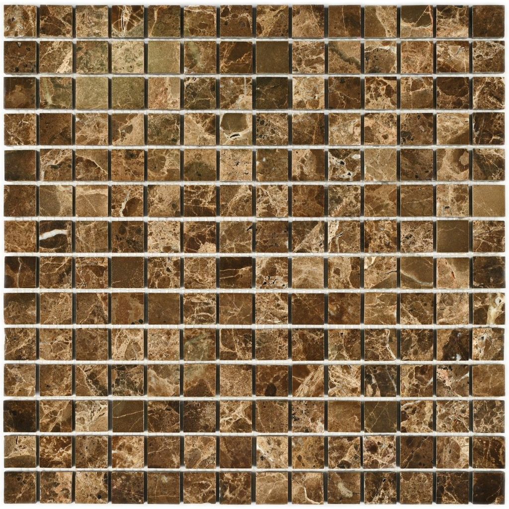 Мозаика Bonaparte (Бонапарт) Ferato-20 Полированная 30.5x30.5 см (чип 2x2 см)