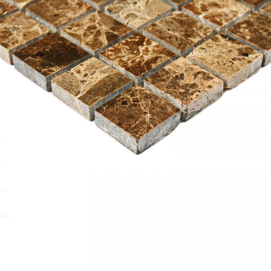 Мозаика Bonaparte (Бонапарт) Ferato-20 Полированная 30.5x30.5 см (чип 2x2 см)