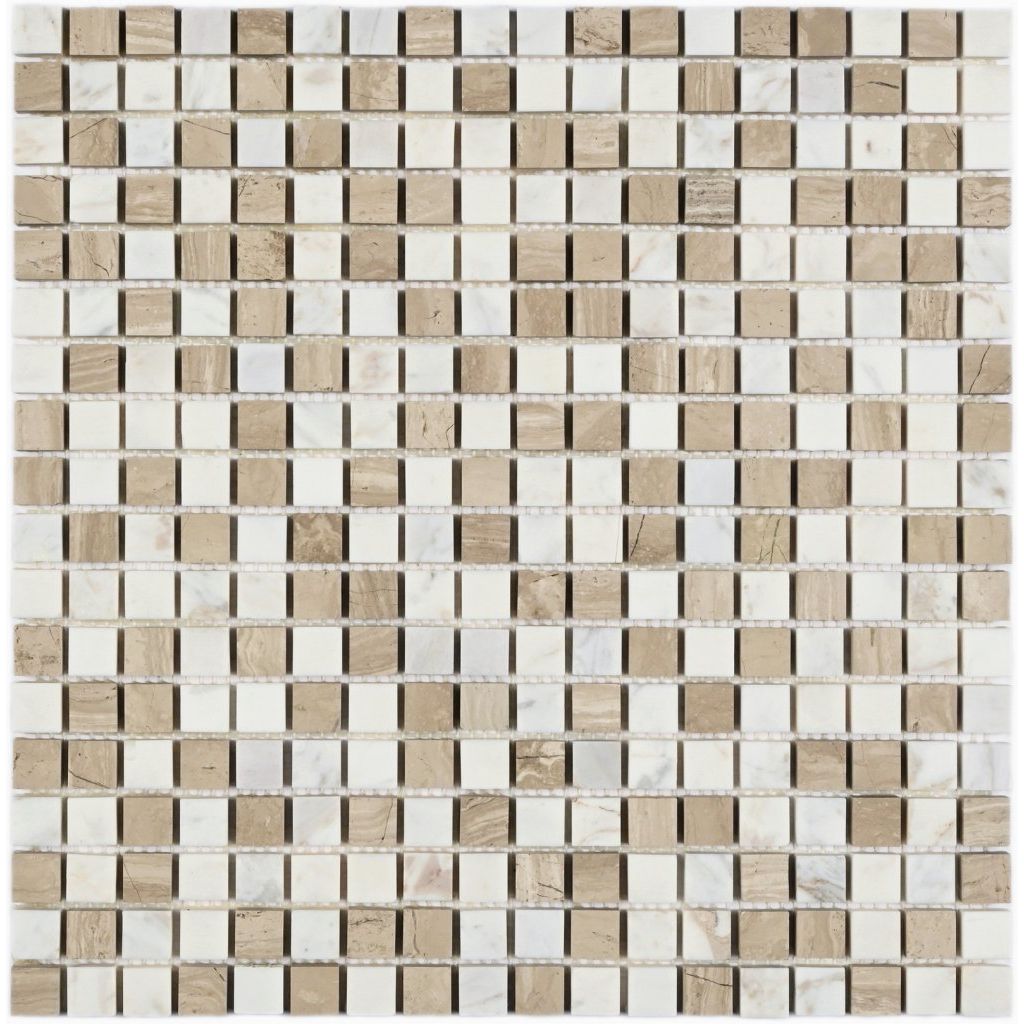 Мозаика Bonaparte (Бонапарт) Melange-15 Полированная 30.5x30.5 см