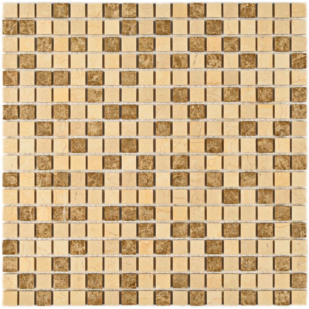 Мозаика Bonaparte (Бонапарт) Sevilla-15 slim Матовая 30.5x30.5 см (чип 1,5x1,5 см)