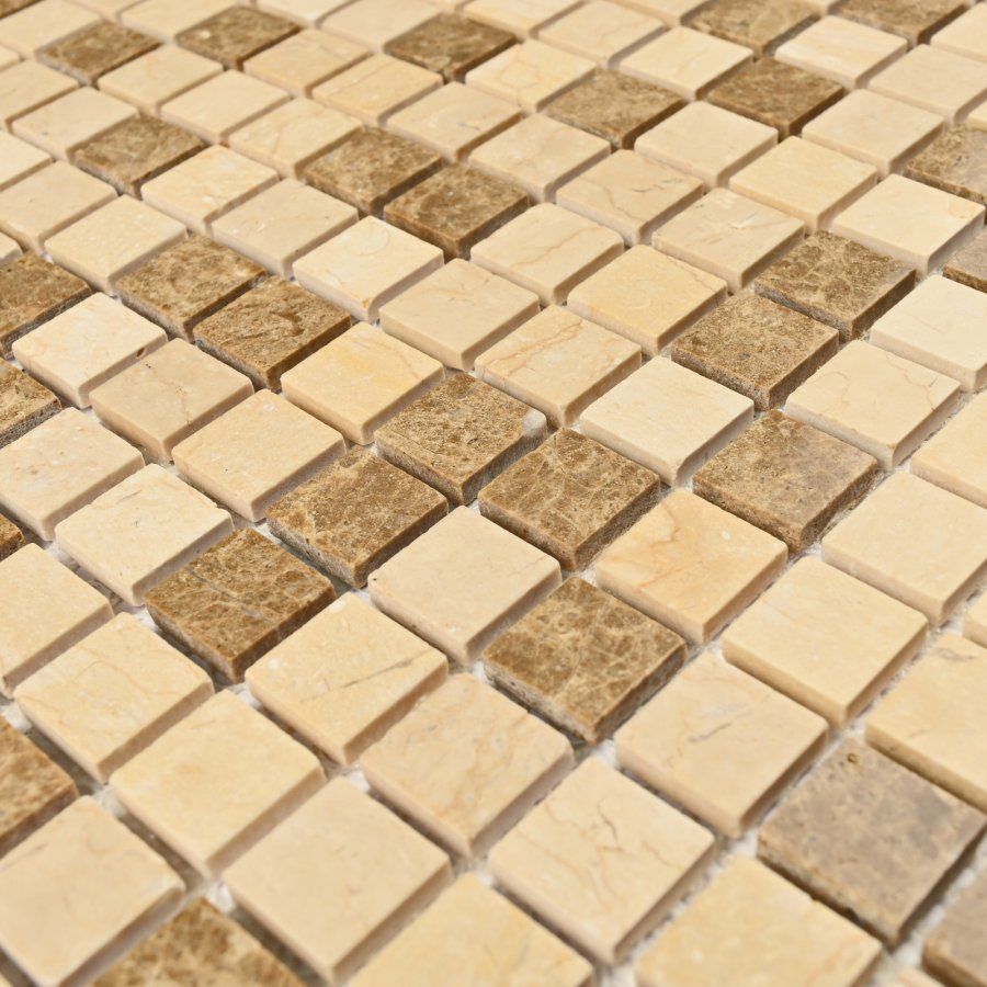 Мозаика Bonaparte (Бонапарт) Sevilla-15 slim Полированная 30.5x30.5 см (чип 1,5x1,5 см)