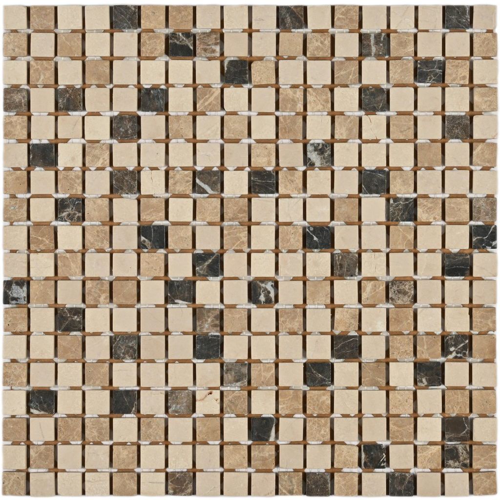 Мозаика Bonaparte (Бонапарт) Turin-15 slim Матовая 30.5x30.5 см (чип 1,5x1,5 см)