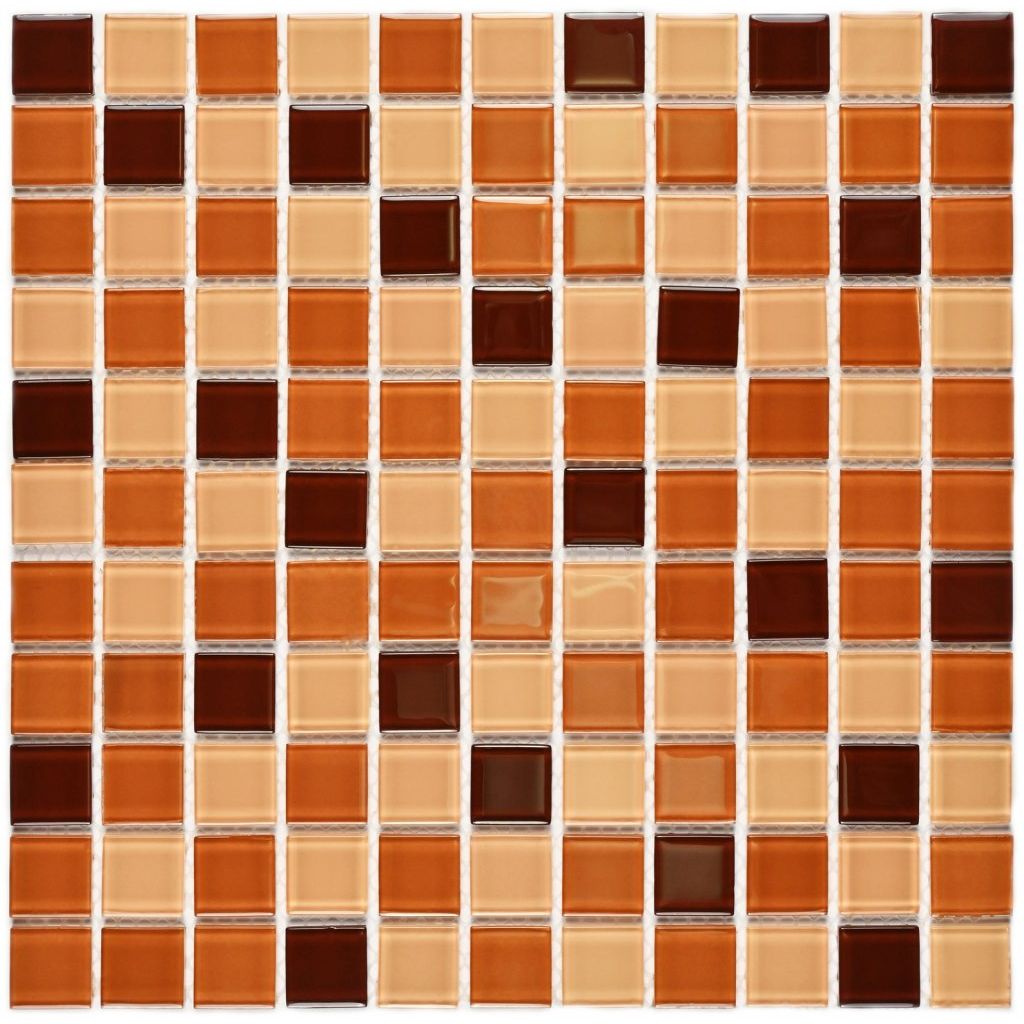 Мозаика Bonaparte (Бонапарт) Coffee Mix Глянцевая 30x30 см (чип 2,5x2,5 см)