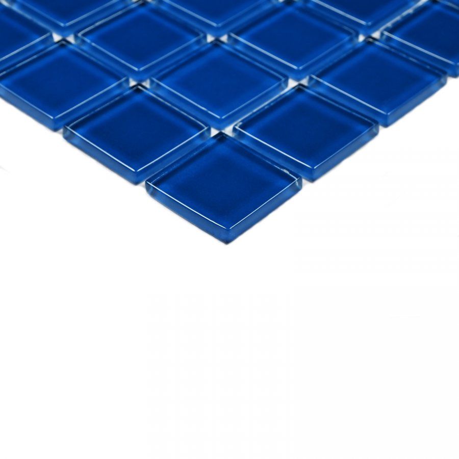 Мозаика Bonaparte (Бонапарт) Deep blu Глянцевая 30x30 см (чип 2,5x2,5 см)