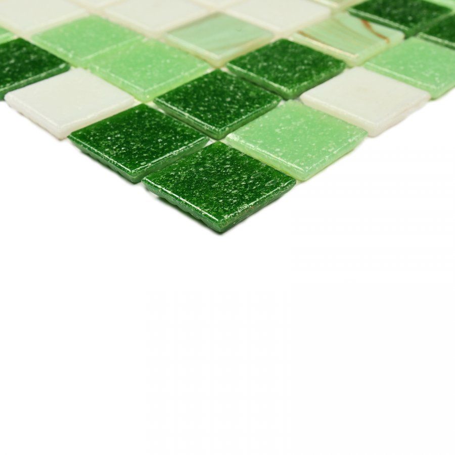 Мозаика Bonaparte (Бонапарт) Grass Полуглянцевая 32.7x32.7 см (чип 2x2 см)