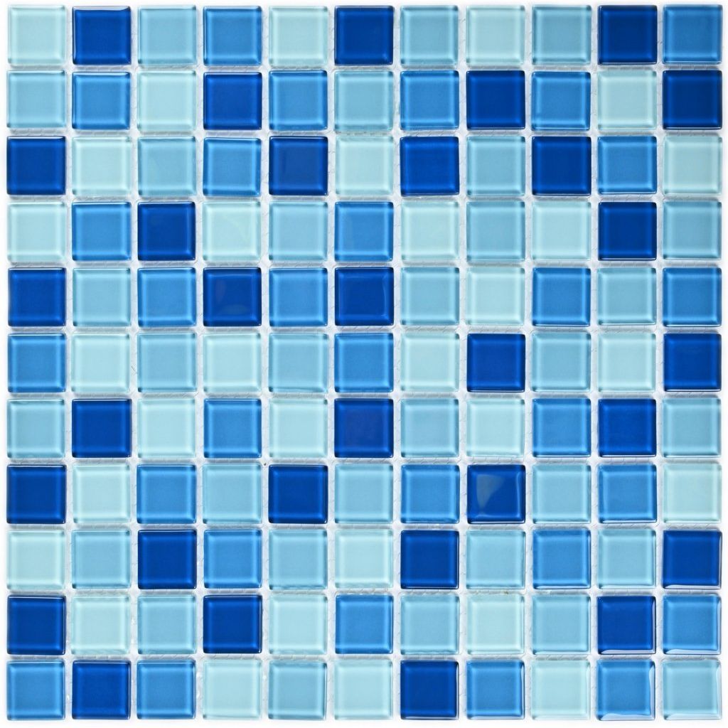 Мозаика Bonaparte (Бонапарт) Navy blu Глянцевая 30x30 см (чип 2,5x2,5 см)