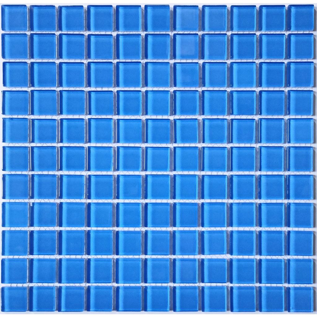 Мозаика Bonaparte (Бонапарт) Royal blue Глянцевая 30x30.1 см (чип 2,5x2,6 см)