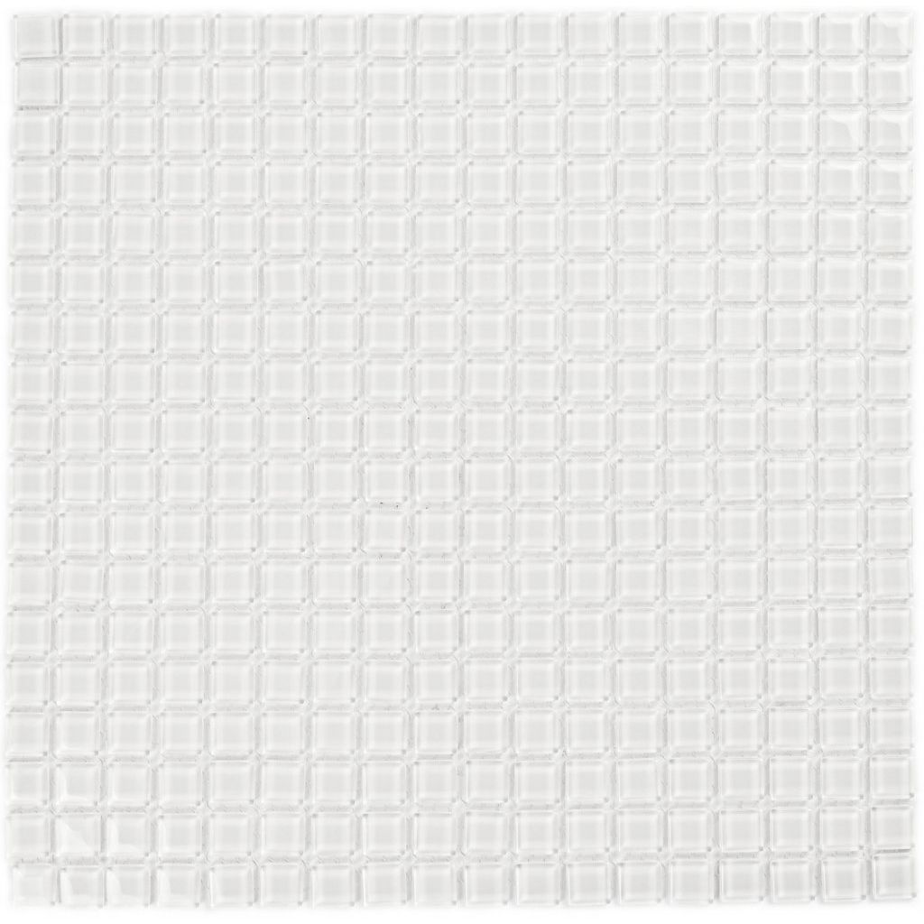 Мозаика Bonaparte (Бонапарт) Super white Глянцевая 30x30 см (чип 1,5x1,5 см)