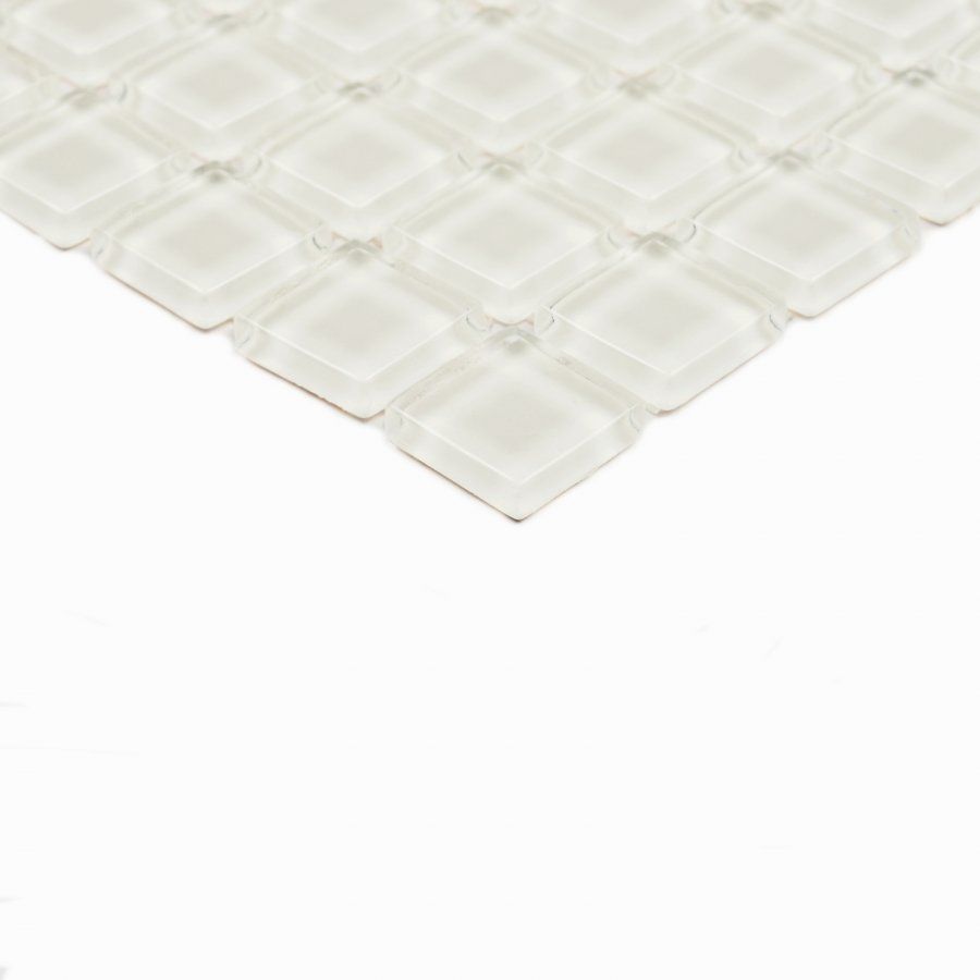 Мозаика Bonaparte (Бонапарт) Super white Глянцевая 30x30 см (чип 1,5x1,5 см)