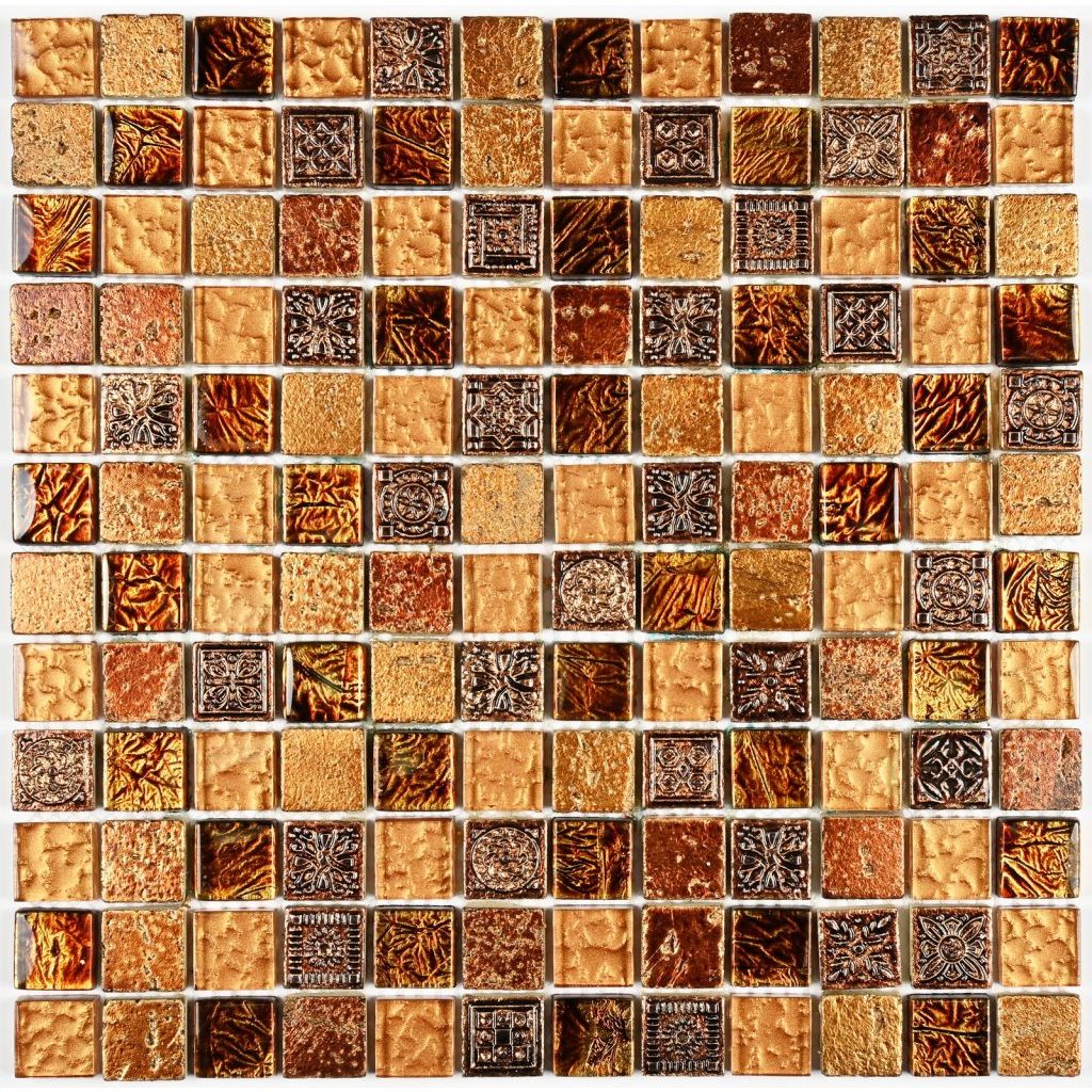 Мозаика Bonaparte (Бонапарт) Antik-2 Глянцевая 30x30 см (чип 2,3x2,3 см)