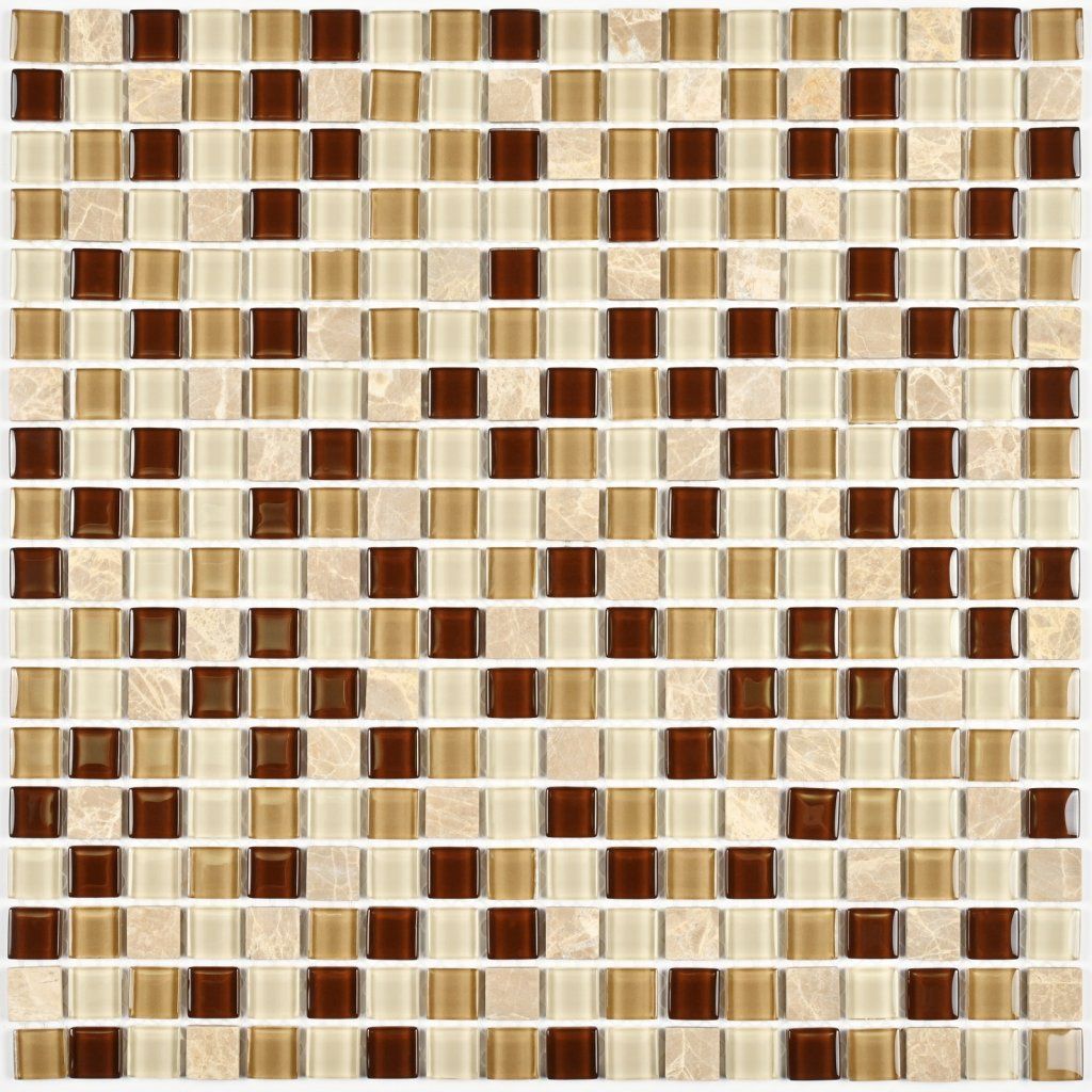 Мозаика Bonaparte (Бонапарт) Scarlett Глянцевая 30x30 см (чип 1,5x1,5 см)