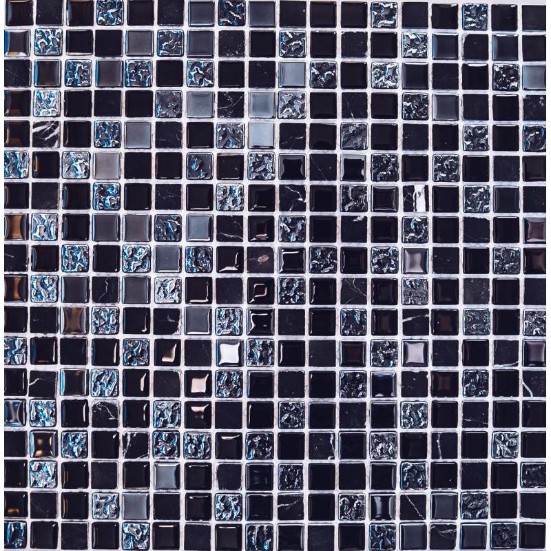 Мозаика Bonaparte (Бонапарт) Tesla Глянцевая 30x30 см (чип 1,5x1,5 см)